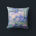 Claude Monet - Water Lilies / Nympheas 1919 Cushion<br><div class="desc">Water Lilies / Nympheas (W.1852) - Claude Monet,  Oil on Canvas,  1916-1919</div>