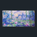 Claude Monet - Water Lilies / Nympheas 1919 Desk Mat<br><div class="desc">Water Lilies / Nympheas (W.1852) - Claude Monet,  Oil on Canvas,  1916-1919</div>