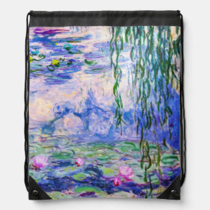 Claude Monet - Water Lilies / Nympheas 1919 Drawstring Bag