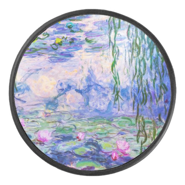 Claude Monet - Water Lilies / Nympheas 1919 Hockey Puck (Front)
