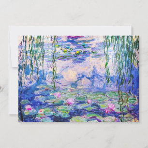 Claude Monet - Water Lilies / Nympheas 1919 Invitation