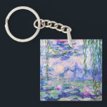 Claude Monet - Water Lilies / Nympheas 1919 Key Ring<br><div class="desc">Water Lilies / Nympheas (W.1852) - Claude Monet,  Oil on Canvas,  1916-1919</div>
