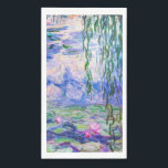 Claude Monet - Water Lilies / Nympheas 1919 Napkin<br><div class="desc">Water Lilies / Nympheas (W.1852) - Claude Monet,  Oil on Canvas,  1916-1919</div>