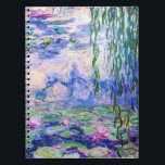 Claude Monet - Water Lilies / Nympheas 1919 Notebook<br><div class="desc">Water Lilies / Nympheas (W.1852) - Claude Monet,  Oil on Canvas,  1916-1919</div>