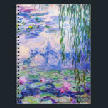 Claude Monet - Water Lilies / Nympheas 1919 Notebook<br><div class="desc">Water Lilies / Nympheas (W.1852) - Claude Monet,  Oil on Canvas,  1916-1919</div>