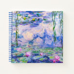 Claude Monet - Water Lilies / Nympheas 1919 Notebook<br><div class="desc">Water Lilies / Nympheas (W.1852) - Claude Monet,  Oil on Canvas,  1916-1919</div>