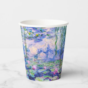 Claude Monet - Water Lilies / Nympheas 1919 Paper Cups