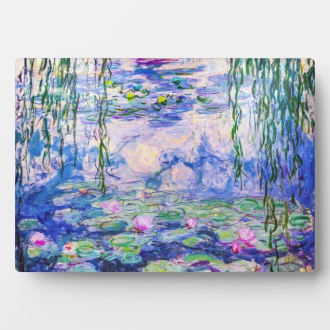 Claude Monet - Water Lilies / Nympheas 1919 Plaque (Front)
