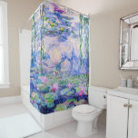 Claude Monet - Water Lilies / Nympheas 1919 Shower Curtain<br><div class="desc">Water Lilies / Nympheas (W.1852) - Claude Monet,  Oil on Canvas,  1916-1919</div>
