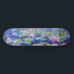 Claude Monet - Water Lilies / Nympheas 1919 Skateboard<br><div class="desc">Water Lilies / Nympheas (W.1852) - Claude Monet,  Oil on Canvas,  1916-1919</div>