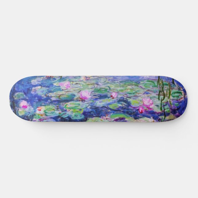 Claude Monet - Water Lilies / Nympheas 1919 Skateboard (Horz)