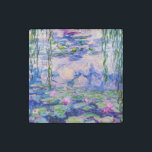 Claude Monet - Water Lilies / Nympheas 1919 Stone Magnet<br><div class="desc">Water Lilies / Nympheas (W.1852) - Claude Monet,  Oil on Canvas,  1916-1919</div>