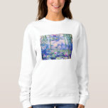 Claude Monet - Water Lilies / Nympheas 1919 Sweatshirt<br><div class="desc">Water Lilies / Nympheas (W.1852) - Claude Monet,  Oil on Canvas,  1916-1919</div>
