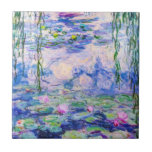 Claude Monet - Water Lilies / Nympheas 1919 Tile<br><div class="desc">Water Lilies / Nympheas (W.1852) - Claude Monet,  Oil on Canvas,  1916-1919</div>