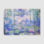 Claude Monet - Water Lilies / Nympheas 1919 Tissue Paper<br><div class="desc">Water Lilies / Nympheas (W.1852) - Claude Monet,  Oil on Canvas,  1916-1919</div>