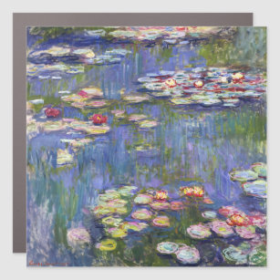 Claude Monet - Water Lilies / Nympheas Car Magnet