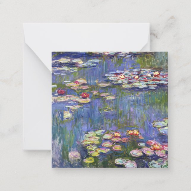 Claude Monet - Water Lilies / Nympheas Card (Front)
