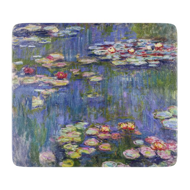Claude Monet - Water Lilies / Nympheas Cutting Board (Front)