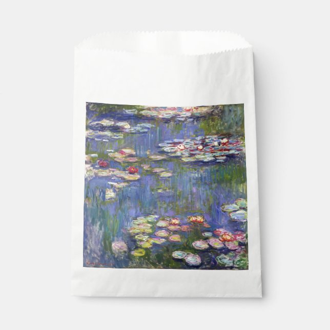 Claude Monet - Water Lilies / Nympheas Favour Bags (Front)