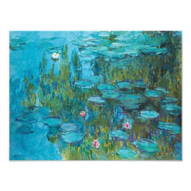 Claude Monet Water Lilies Nymphéas GalleryHD Photo Print (Front)