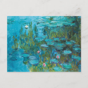 Claude Monet Water Lilies Nymphéas GalleryHD Postcard