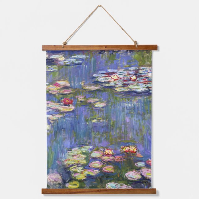 Claude Monet - Water Lilies / Nympheas Hanging Tapestry (Front)