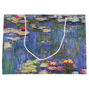 Claude Monet - Water Lilies / Nympheas Large Gift Bag