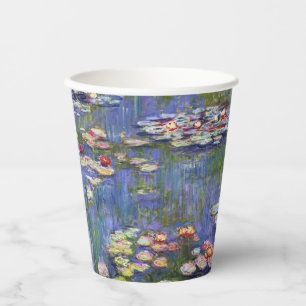 Claude Monet - Water Lilies / Nympheas Paper Cups