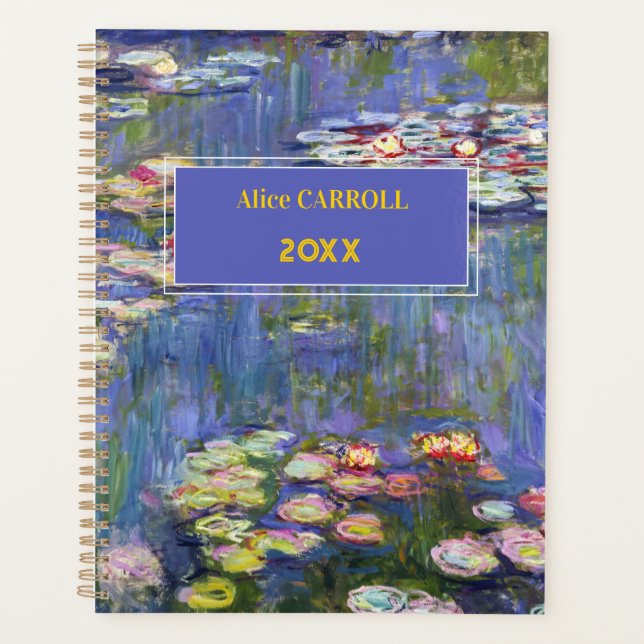 Claude Monet - Water Lilies / Nympheas Planner (Front)