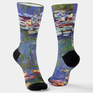 Claude Monet - Water Lilies / Nympheas Socks