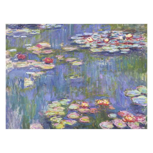 Claude Monet - Water Lilies / Nympheas Tablecloth (Front (Horizontal))