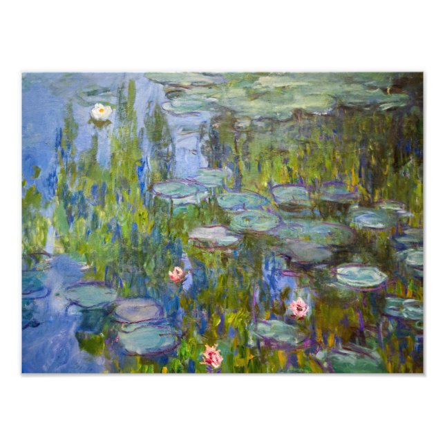 Claude Monet Water Lilies Photo Print (Front)