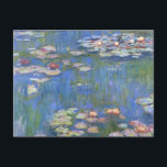 Claude Monet // Water Lilies Postcard<br><div class="desc">Water Lilies is a series of approxiamately 250 oil paintings by French Impressionist Claude Monet (1840-1926). The paintings depict Monet's flower garden at Giverny and were the main focus of Monet's artistic production during the last thirty years of his life.</div>