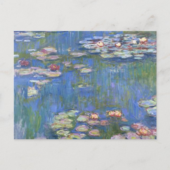 Claude Monet // Water Lilies Postcard (Front)