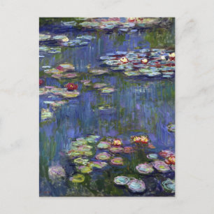 Claude Monet Water Lilies Postcard