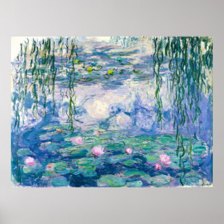 CLAUDE MONET -Water lilies Poster