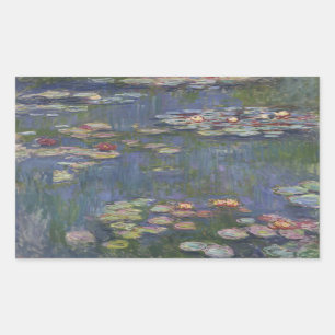 Claude Monet - Water Lilies Rectangular Sticker