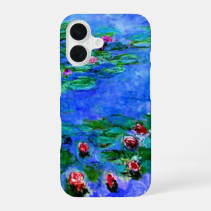 Claude Monet - Water Lilies (red) iPhone 16 Case
