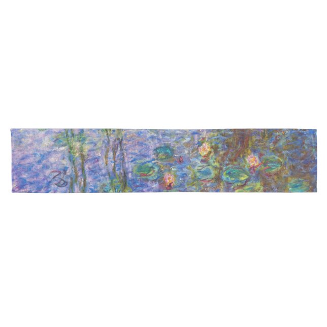 Claude Monet - Water Lilies Short Table Runner (Horizontal)