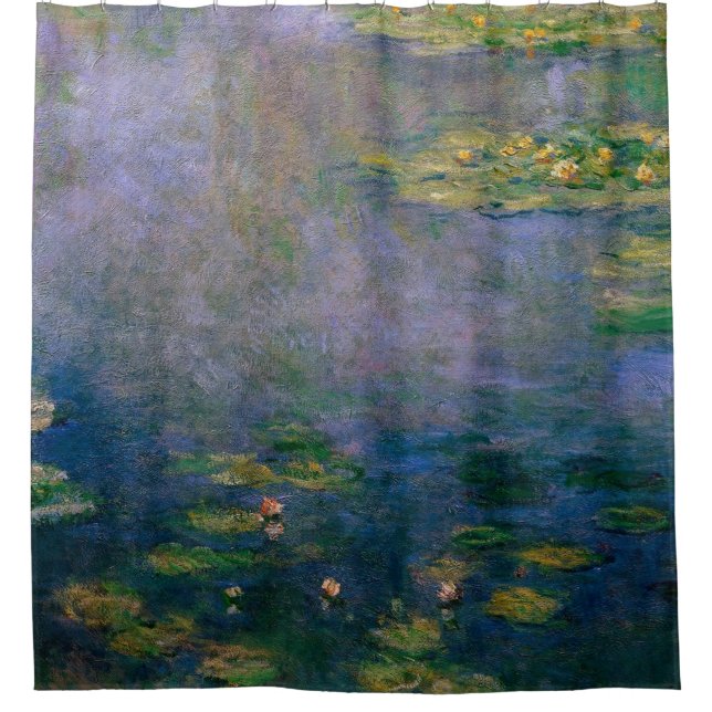 Claude Monet - Water Lilies Shower Curtain (Front)