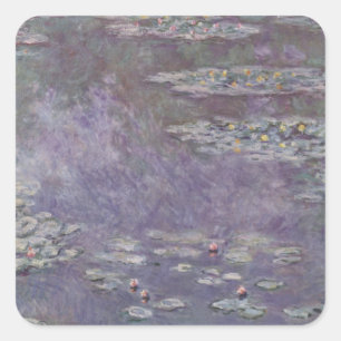 Claude Monet - Water Lilies Square Sticker