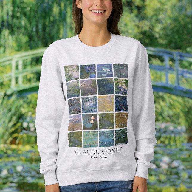 Claude Monet Water Lilies Sweatshirt (Creator Uploaded)