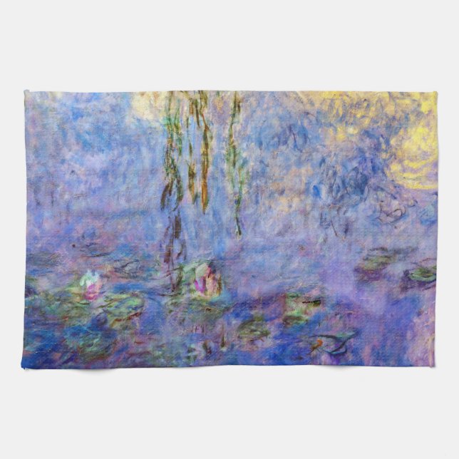 Claude Monet - Water Lilies Tea Towel (Horizontal)