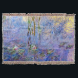 Claude Monet - Water Lilies Throw Blanket<br><div class="desc">Water Lilies / Nympheas by Claude Monet in 1916-1919</div>