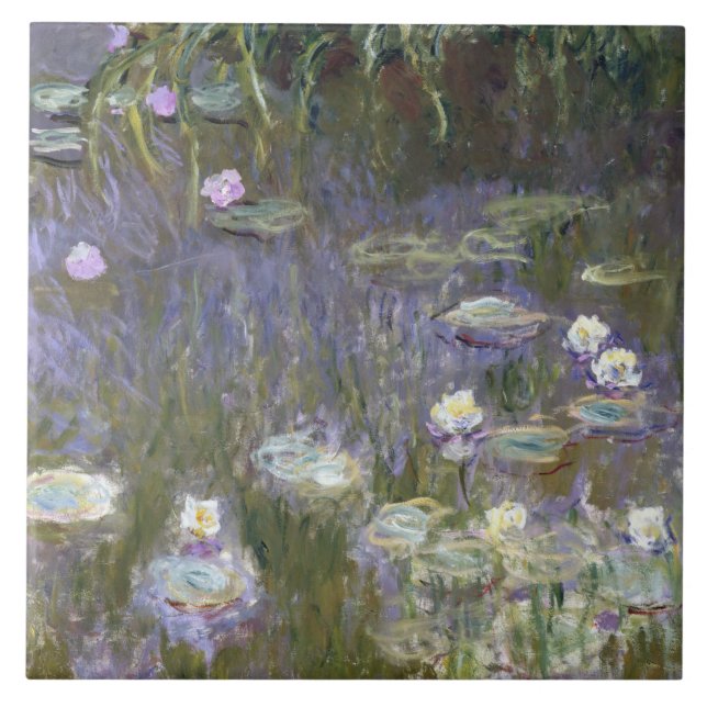 Claude Monet - Water Lilies Tile (Front)