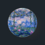 Claude Monet Water Lilies Vintage Floral HD Art 3 Cm Round Badge<br><div class="desc">Claude Monet Water Lilies Vintage Floral HD Art Button.
Water Lilies painting by Claude Monet. Painted between 1916-1919.</div>