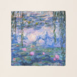 Claude Monet Water Lilies Vintage Floral HD Art Scarf<br><div class="desc">Claude Monet Water Lilies Vintage Floral HD Art Chiffon Scarf.
Water Lilies painting by Claude Monet. Painted between 1916-1919.</div>