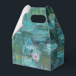 Claude Monet Water Lilies Wedding Favour Box<br><div class="desc">Wedding favour boxes featuring Claude Monet Water Lilies painting.</div>