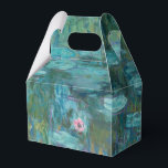 Claude Monet Water Lilies Wedding Favour Box<br><div class="desc">Wedding favour boxes featuring Claude Monet Water Lilies painting.</div>