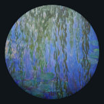 Claude Monet - Water Lilies with weeping willow Eraser<br><div class="desc">Water Lilies with weeping willow branches / Nympheas avec rameaux de saule by Claude Monet in 1916-1919</div>